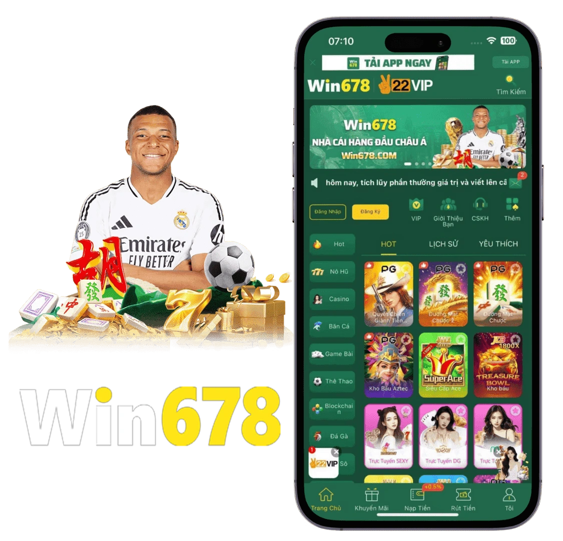 Hình ảnh dịch vụ ứng dụng Win678 trên điện thoại